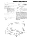 Portable Computer Housing with Integral Display diagram and image