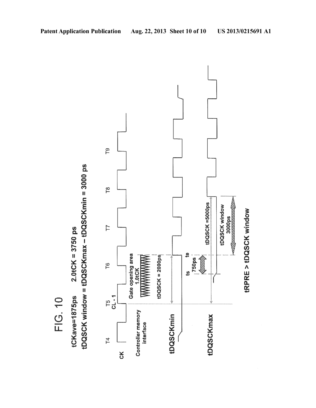 SEMICONDUCTOR MEMORY DEVICE, METHOD OF CONTROLLING READ PREAMBLE SIGNAL     THEREOF, AND DATA TRANSMISSION SYSTEM - diagram, schematic, and image 11