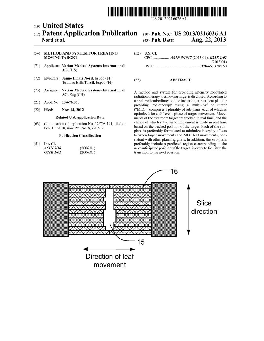 METHOD AND SYSTEM FOR TREATING MOVING TARGET - diagram, schematic, and image 01