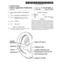 ADJUSTABLE EARPHONE AND EARPHONE SET diagram and image