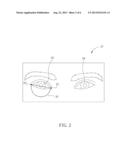 Method of performing eye circle correction an image and related computing     device diagram and image