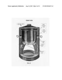 LIQUID MOVEMENT AND CONTROL WITHIN A ROTATABLE CONTAINER FOR FOOD     PREPARATION diagram and image