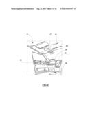 SYSTEM AND METHOD FOR MANUFACTURING A VEHICLE TRIM COMPONENT VIA     CONCURRENT COMPRESSION FORMING AND INJECTION MOLDING diagram and image