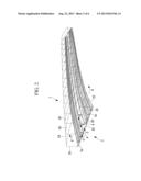 COMPOSITE MATERIAL STRUCTURE AND AIRCRAFT WING PROVIDED THEREWITH diagram and image