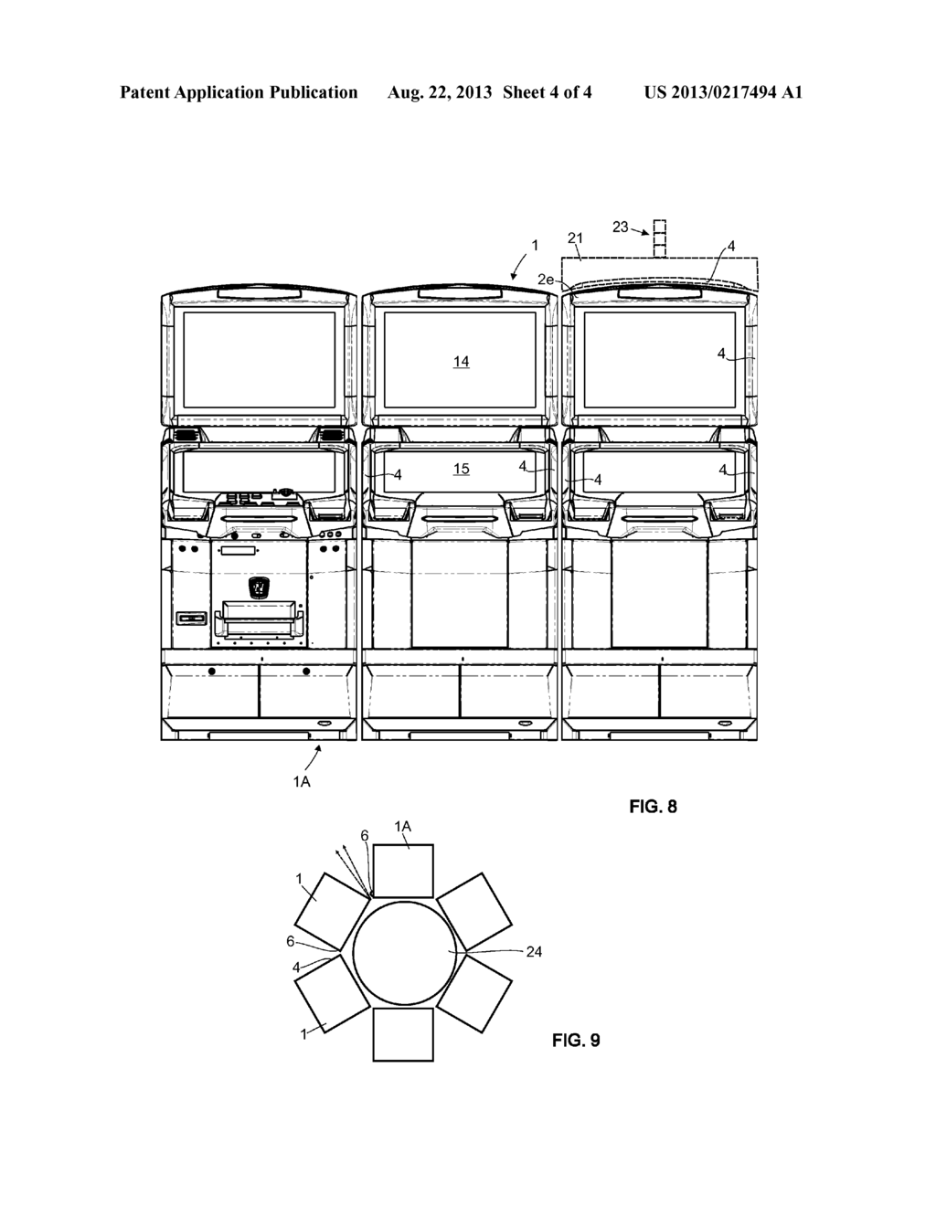 ELECTRONIC GAMING DEVICE WITH A LIGHT-EFFECT ARRANGEMENT - diagram, schematic, and image 05