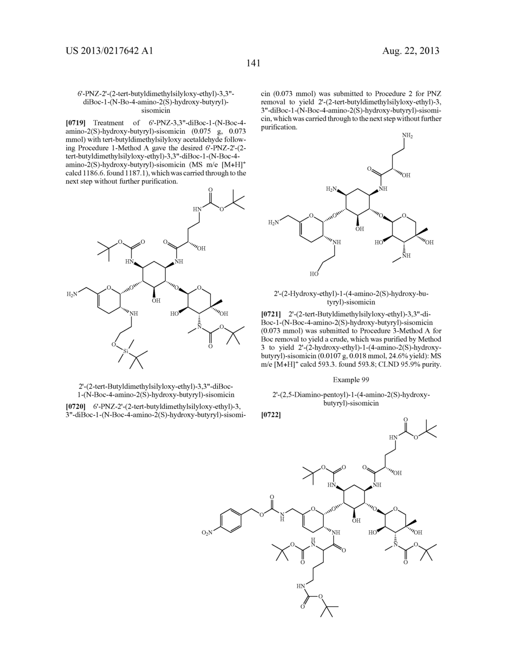 ANTIBACTERIAL AMINOGLYCOSIDE ANALOGS - diagram, schematic, and image 142