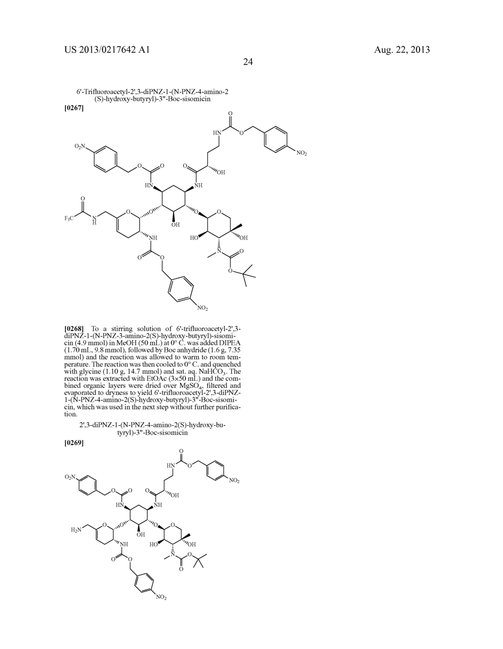 ANTIBACTERIAL AMINOGLYCOSIDE ANALOGS - diagram, schematic, and image 25