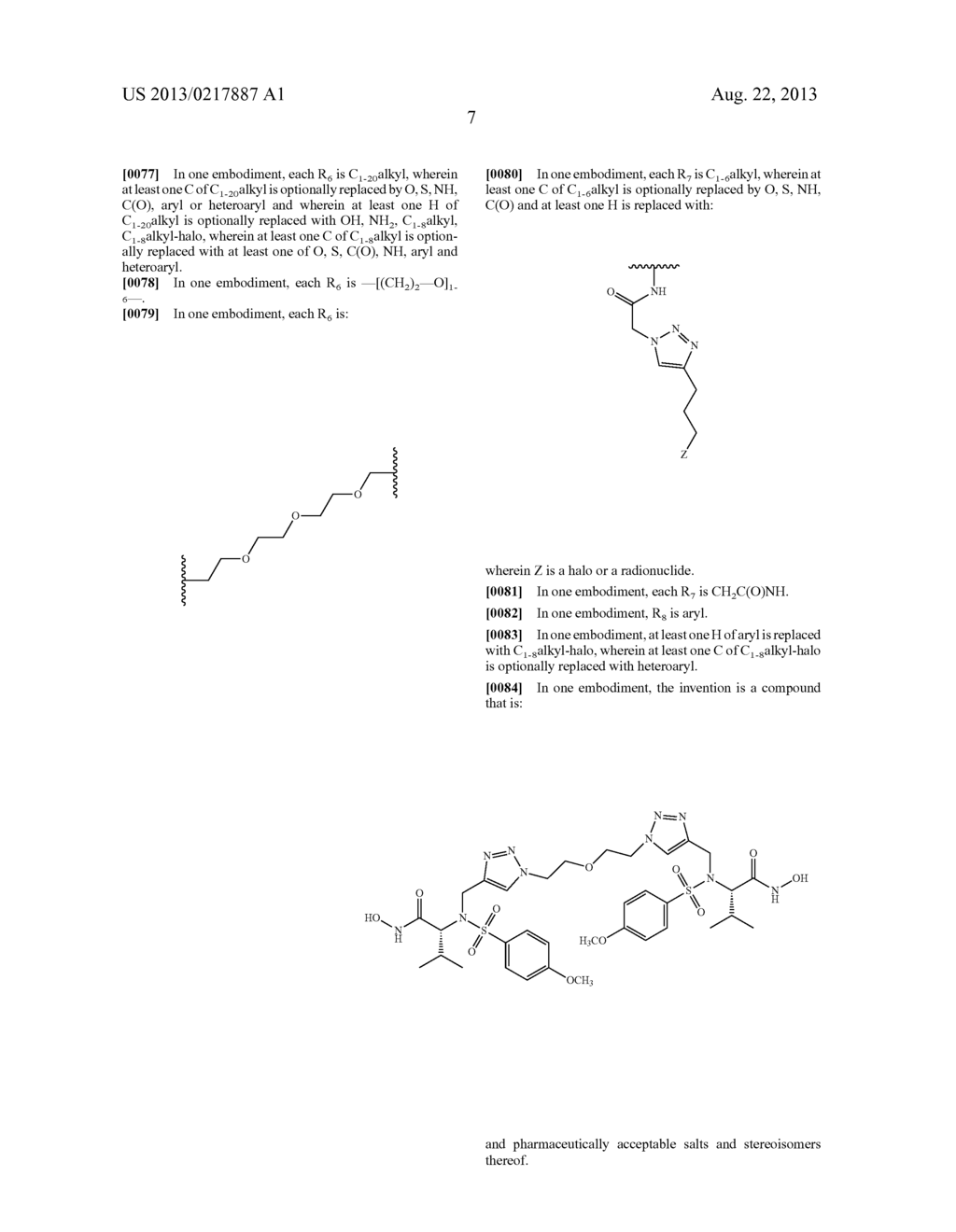 Compounds With Matrix-Metalloproteinase Inhibitory Activity and Imaging     Agents Thereof - diagram, schematic, and image 17