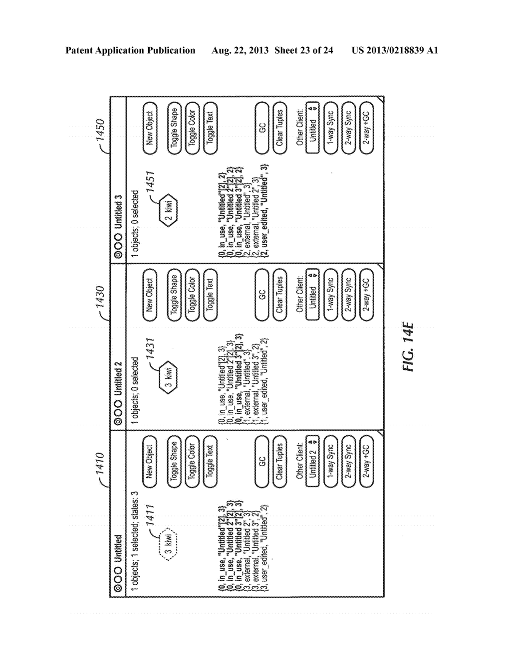 METHOD AND SYSTEM USING REUSABLE STATE INFORMATION FOR SYNCHRONIZATION AND     MAINTENANCE OF DATA - diagram, schematic, and image 24