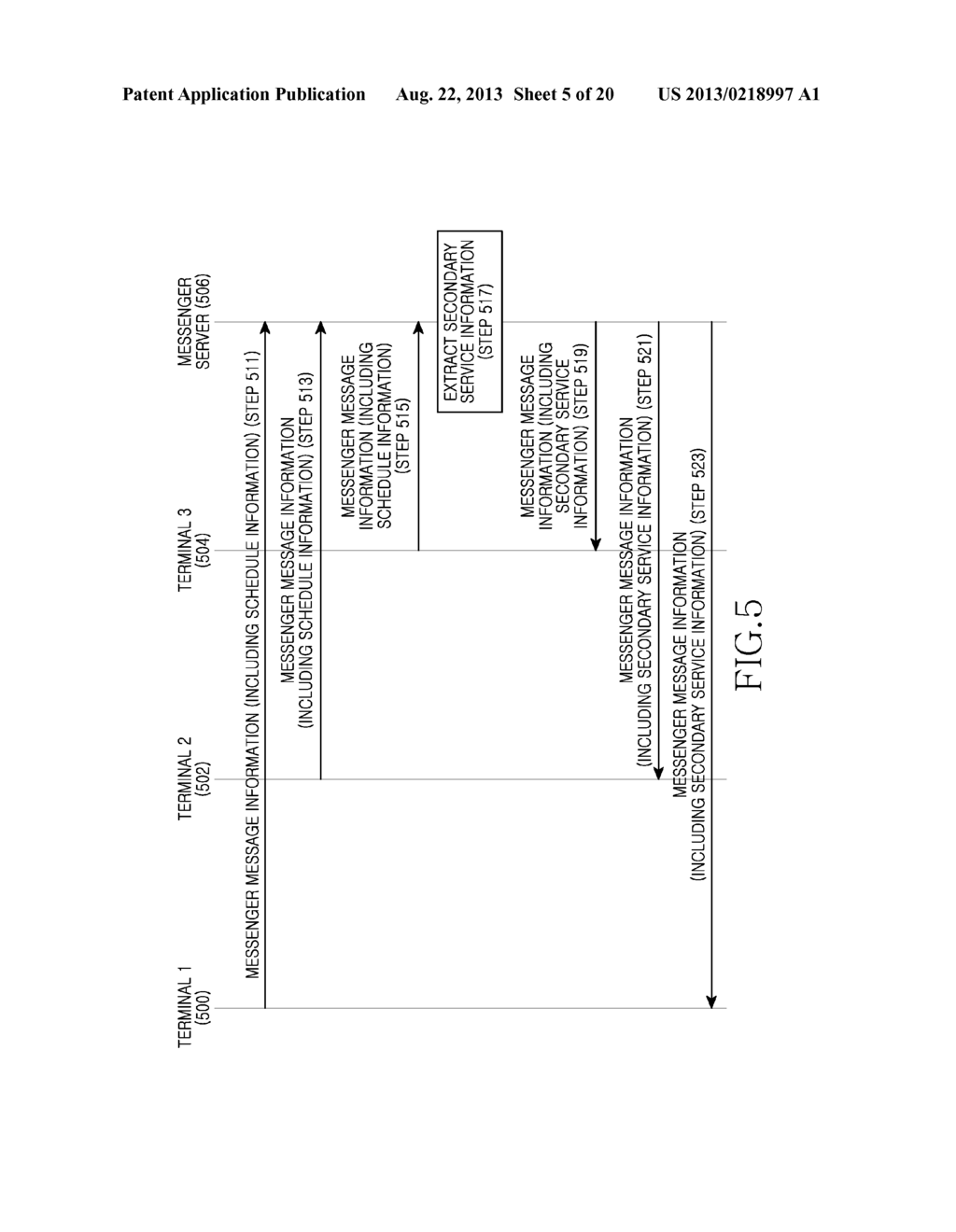 APPARATUS AND METHOD FOR PROVIDING A MESSAGE SERVICE IN AN ELECTRONIC     DEVICE - diagram, schematic, and image 06