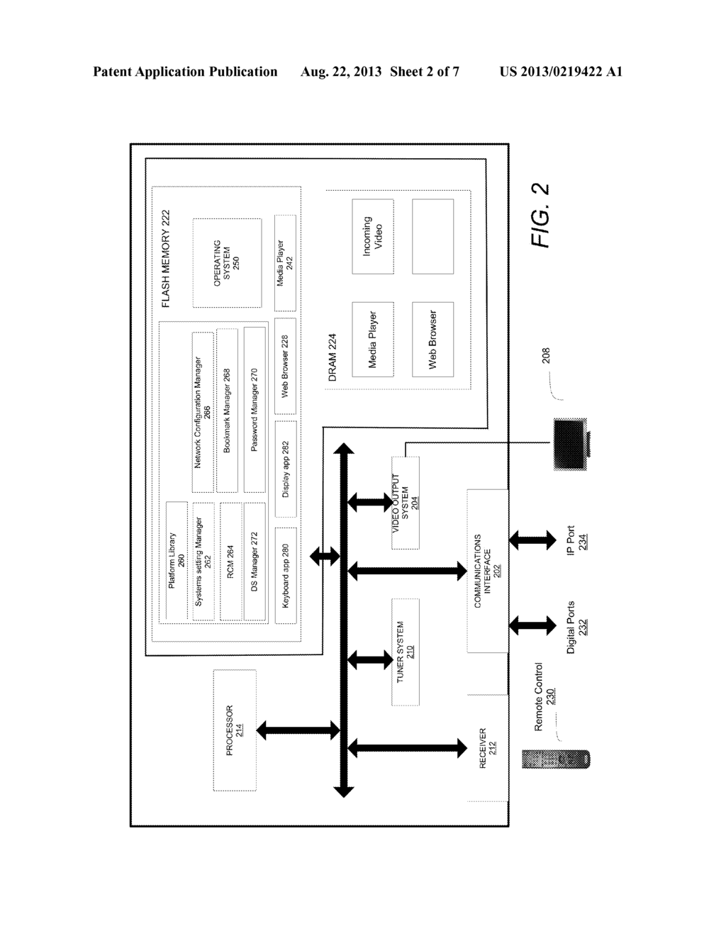 SYSTEM AND METHOD FOR PROVIDING INTERNET PROTOCOL VIDEO INTEGRATION WITHIN     A HOME VIEWING NETWORK - diagram, schematic, and image 03