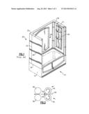 Living Hinge Creation Through Vacuum Forming of a Thermoformable Plastic     Sheet diagram and image