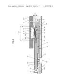 TWO-STAGE LINKED SLIDING DOOR OF MACHINE TOOL diagram and image