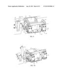 COMBINE HARVESTER WITH AUTOMATIC HYDRAULIC AND ELECTRIC HEADER COUPLING diagram and image