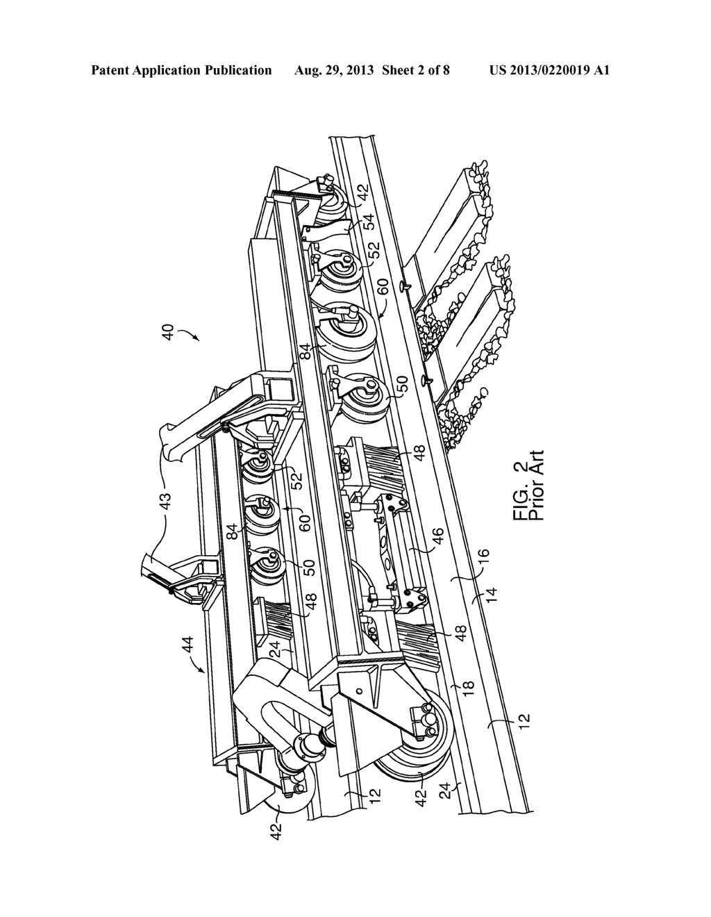 System and Method for Non-Destructive Testing of Railroad Rails Using     Ultrasonic Apparatuses Mounted Within Fluid-Filled Tires Maintained at     Constant Temperatures - diagram, schematic, and image 03