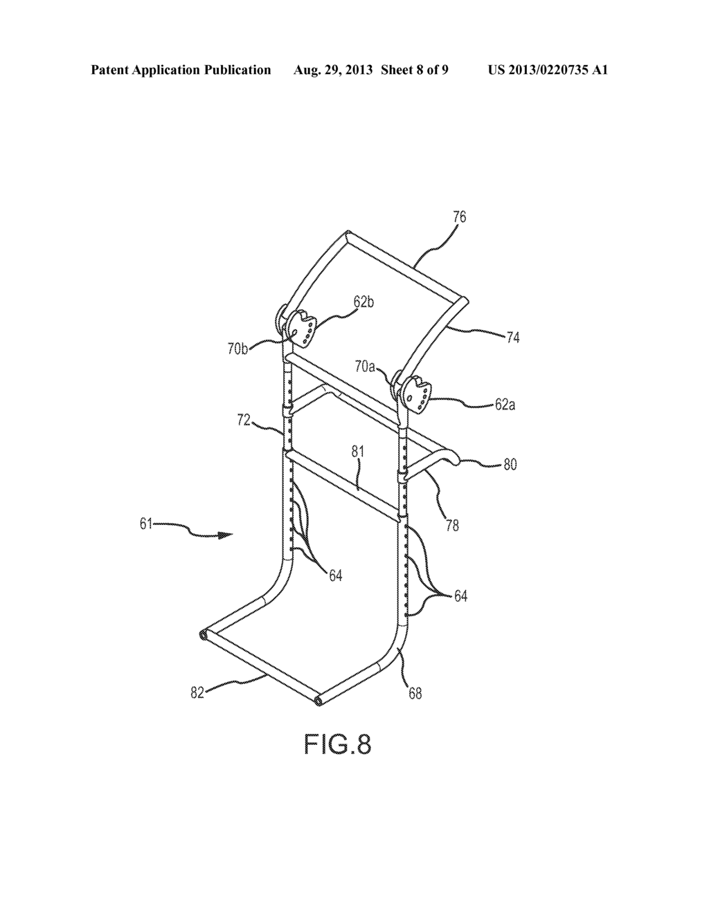 Ergonomic Support Device for Weight of a User - diagram, schematic, and image 09