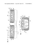 CONTACT LENS CASE WITH REMOVABLE TOPS AND METHODS diagram and image