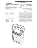 Cigarette Box with a Flap Hinged Independently From the Upper Hinged Lid diagram and image