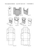 Cigarette Box with a Flap Hinged Independently From the Upper Hinged Lid diagram and image