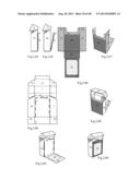 Cigarette Box with a Flap Hinged Independently From the Upper Hinged Lid diagram and image