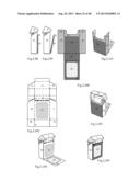 Cigarette Box with a Flap Hinged Independently From the Upper Hinged Lid diagram and image