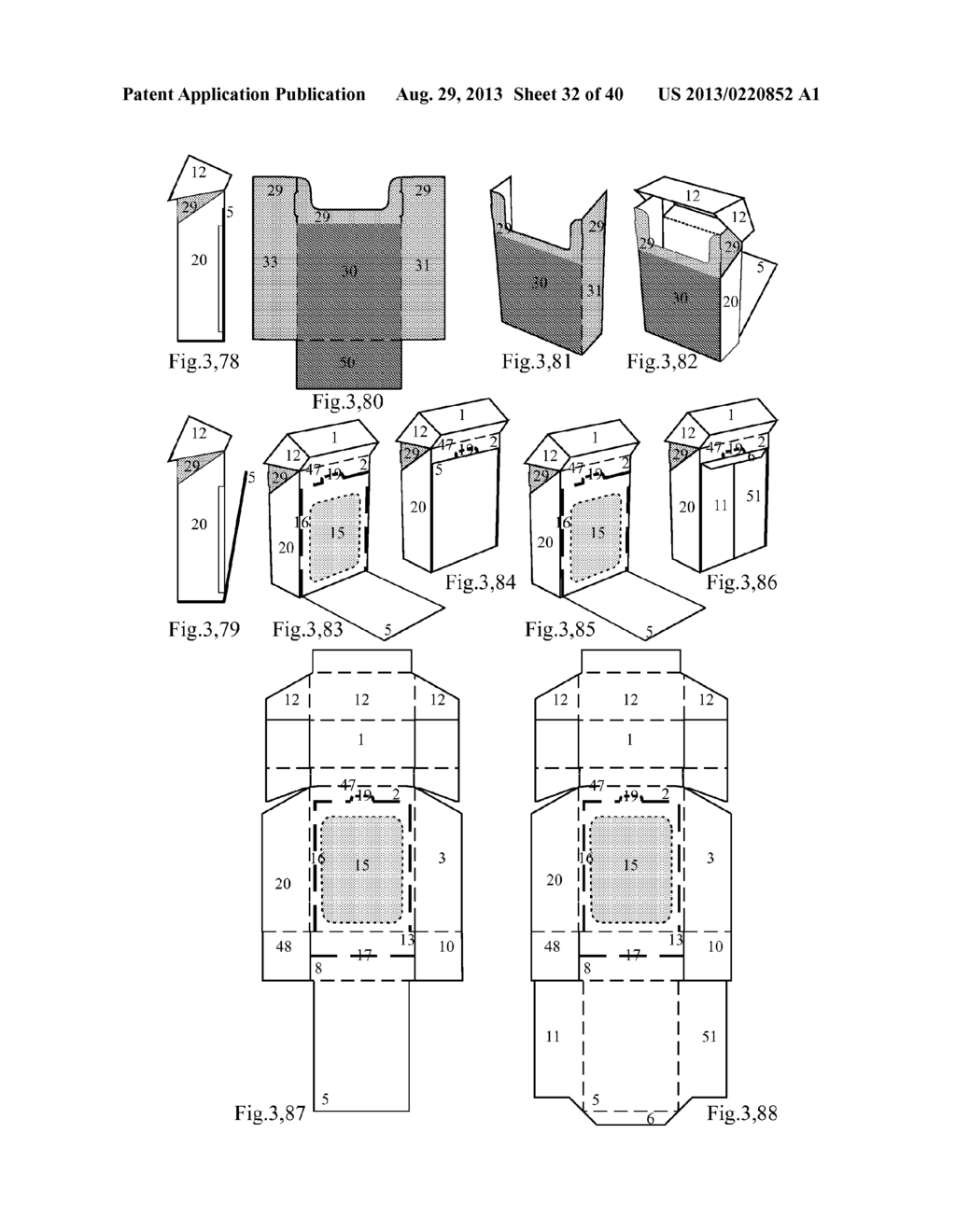 Cigarette Box with a Flap Hinged Independently From the Upper Hinged Lid - diagram, schematic, and image 33