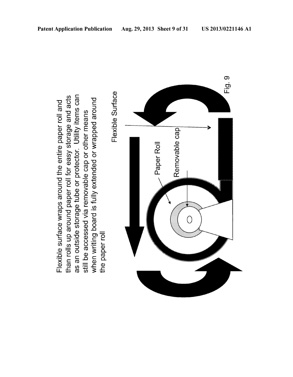 CLAMSHELL PACKAGING WITH HANDLE FOR A PAPER ROLL KIT - diagram, schematic, and image 10