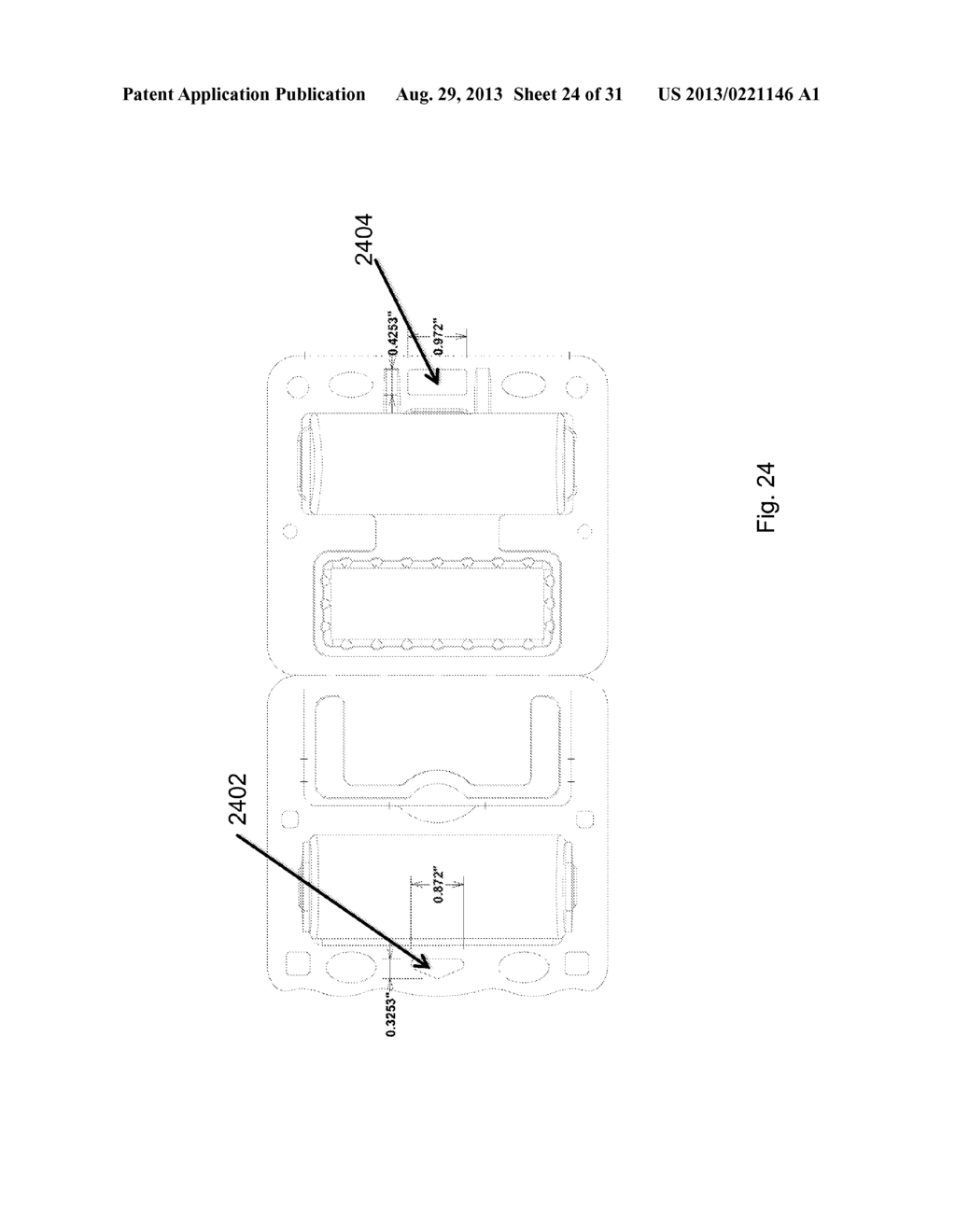 CLAMSHELL PACKAGING WITH HANDLE FOR A PAPER ROLL KIT - diagram, schematic, and image 25