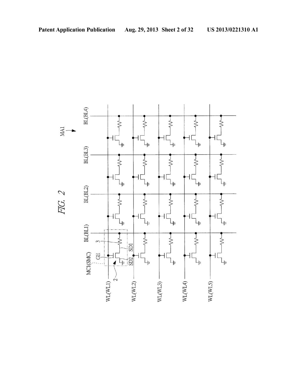 SEMICONDUCTOR MEMORY DEVICE AND MANUFACTURING METHOD OF THE SAME - diagram, schematic, and image 03