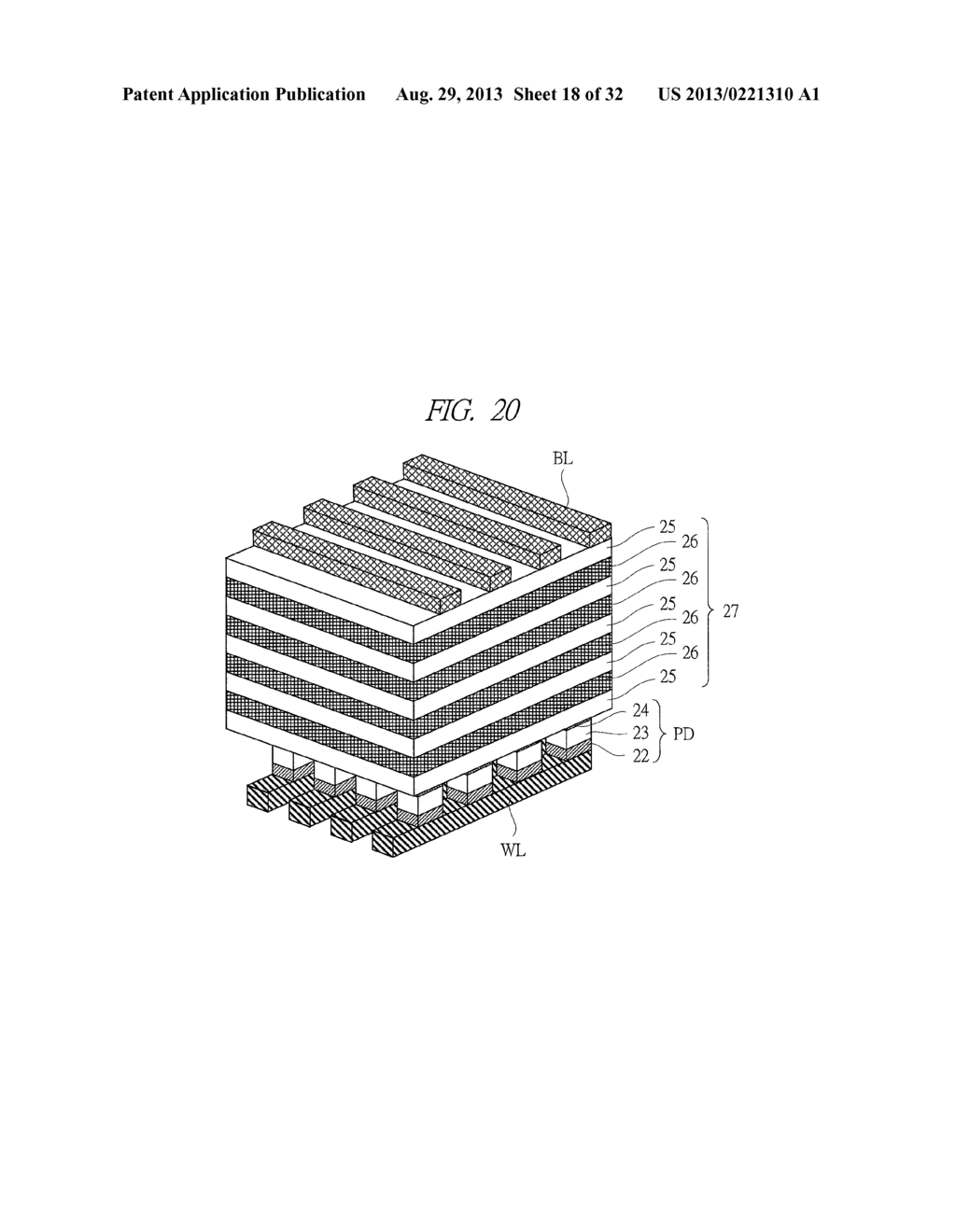 SEMICONDUCTOR MEMORY DEVICE AND MANUFACTURING METHOD OF THE SAME - diagram, schematic, and image 19