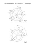 METHOD AND A SYSTEM FOR DETERMINING THE ANGULAR POSITION OF A ROTARY     ELEMENT, AND A BEARING INCLUDING SUCH A SYSTEM diagram and image