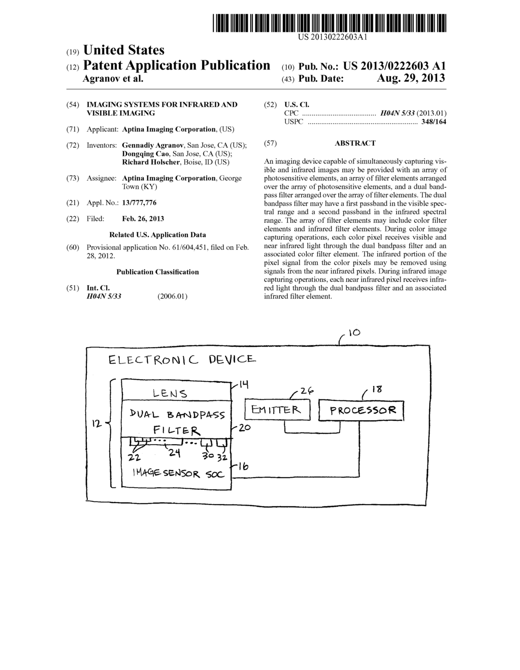 IMAGING SYSTEMS FOR INFRARED AND VISIBLE IMAGING - diagram, schematic, and image 01