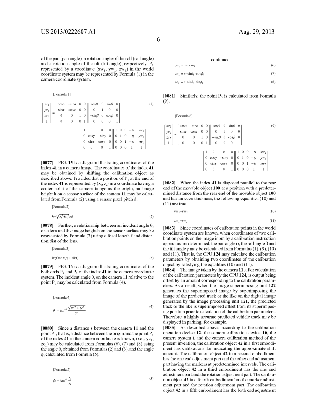 Camera device, camera system and camera calibration method - diagram, schematic, and image 18