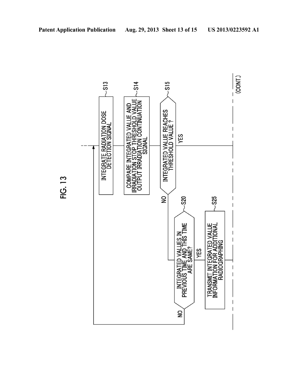 RADIOGRAPHIC SYSTEM, DRIVE CONTROL METHOD FOR RADIOGRAPHIC SYSTEM,     RECORDING MEDIUM FOR DRIVE CONTROL PROGRAM AND RADIOLOGICAL IMAGE     DETECTION DEVICE - diagram, schematic, and image 14