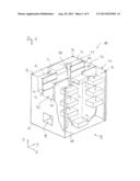 STORAGE SHELF SYSTEM FOR STORING STORAGE GOODS diagram and image