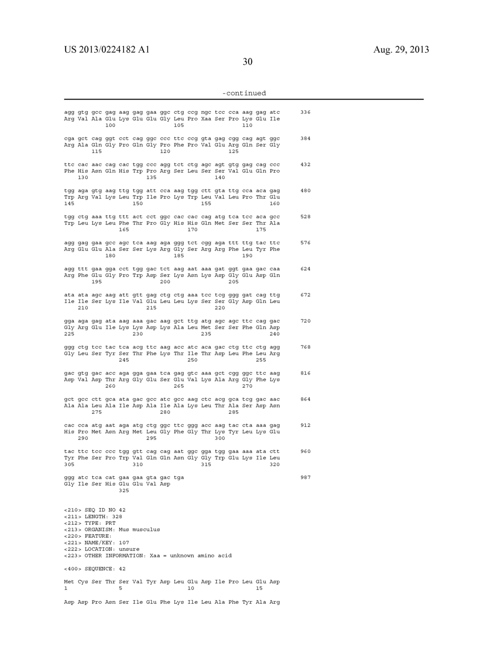 BCL-G POLYPEPTIDES, ENCODING NUCLEIC ACIDS AND METHODS OF USE - diagram, schematic, and image 43