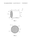 HONEYCOMB STRUCTURE COMPRISING A CEMENT SKIN COMPOSITION WITH CRYSTALLINE     INORGANIC FIBROUS MATERIAL diagram and image