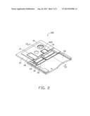 SECURING STRUCTURE FOR FLEXIBLE PRINTED CIRCUIT diagram and image