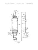 HONING TOOL HOLDER WITH A FEED SYSTEM POWERED BY THROUGH-THE-SPINDLE     COOLANT PRESSURE AND ACTUATED BY SPINDLE ROTATION diagram and image