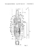 HONING TOOL HOLDER WITH A FEED SYSTEM POWERED BY THROUGH-THE-SPINDLE     COOLANT PRESSURE AND ACTUATED BY SPINDLE ROTATION diagram and image