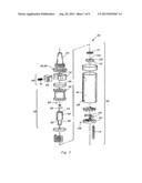 HONING TOOL HOLDER WITH A FEED SYSTEM POWERED BY THROUGH-THE-SPINDLE     COOLANT PRESSURE AND ACTUATED BY SPINDLE ROTATION diagram and image