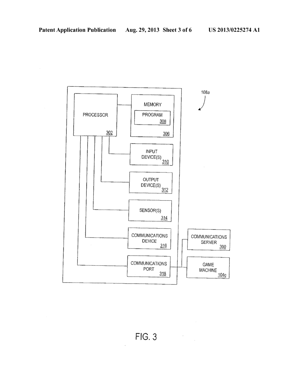 METHODS AND APPARATUS FOR PROVIDING COMMUNICATIONS SERVICES AT A GAMING     MACHINE - diagram, schematic, and image 04