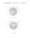 MULTI-COLOR GOLF BALL diagram and image