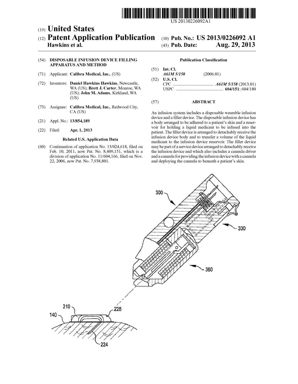 DISPOSABLE INFUSION DEVICE FILLING APPARATUS AND METHOD - diagram, schematic, and image 01