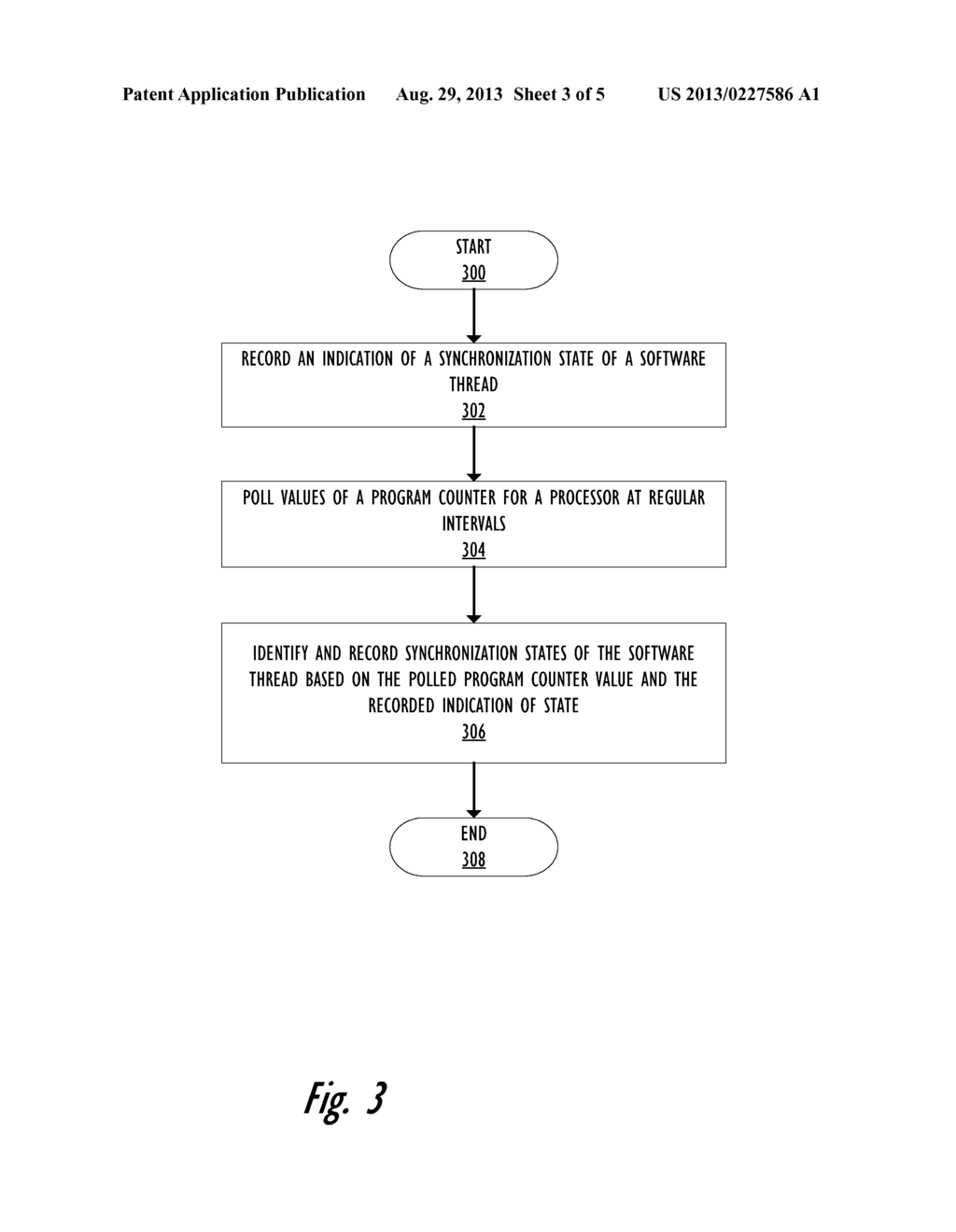 Recording Activity of Software Threads in a Concurrent Software     Environment - diagram, schematic, and image 04