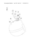 HELMET ASSEMBLY AND HELMET FASTENING SYSTEM diagram and image