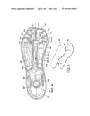 GUITAR-SHAPED BLADDER FOR FOOTWEAR diagram and image