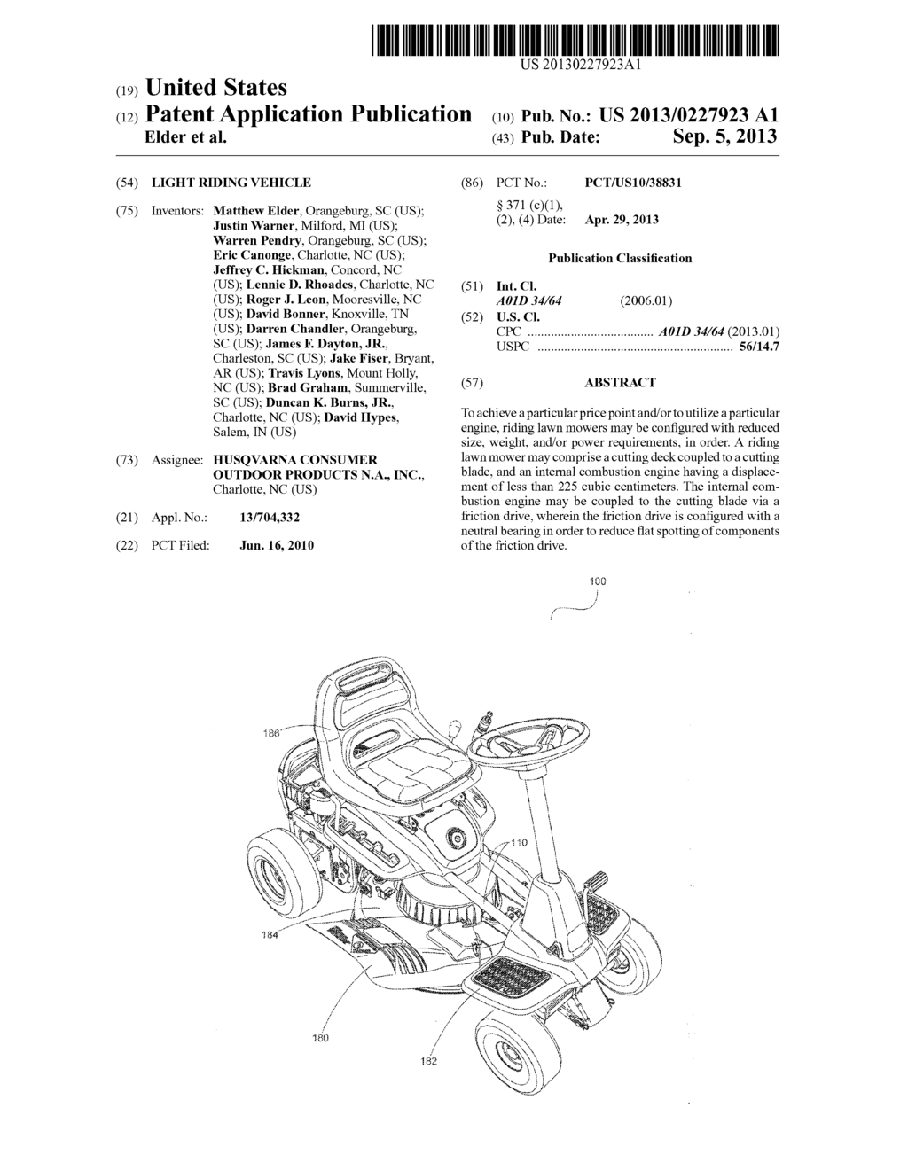 LIGHT RIDING VEHICLE - diagram, schematic, and image 01