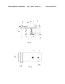 Method and Device for Yarn Braking Especially at Renewal of Spinning in a     Working Position of an Air Jet Spinning Machine diagram and image