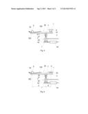 Method and Device for Yarn Braking Especially at Renewal of Spinning in a     Working Position of an Air Jet Spinning Machine diagram and image